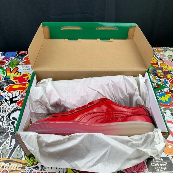 Puma Basket Red Ice Fade 5 Mens / 6.5 Womens - Picture 12 of 14